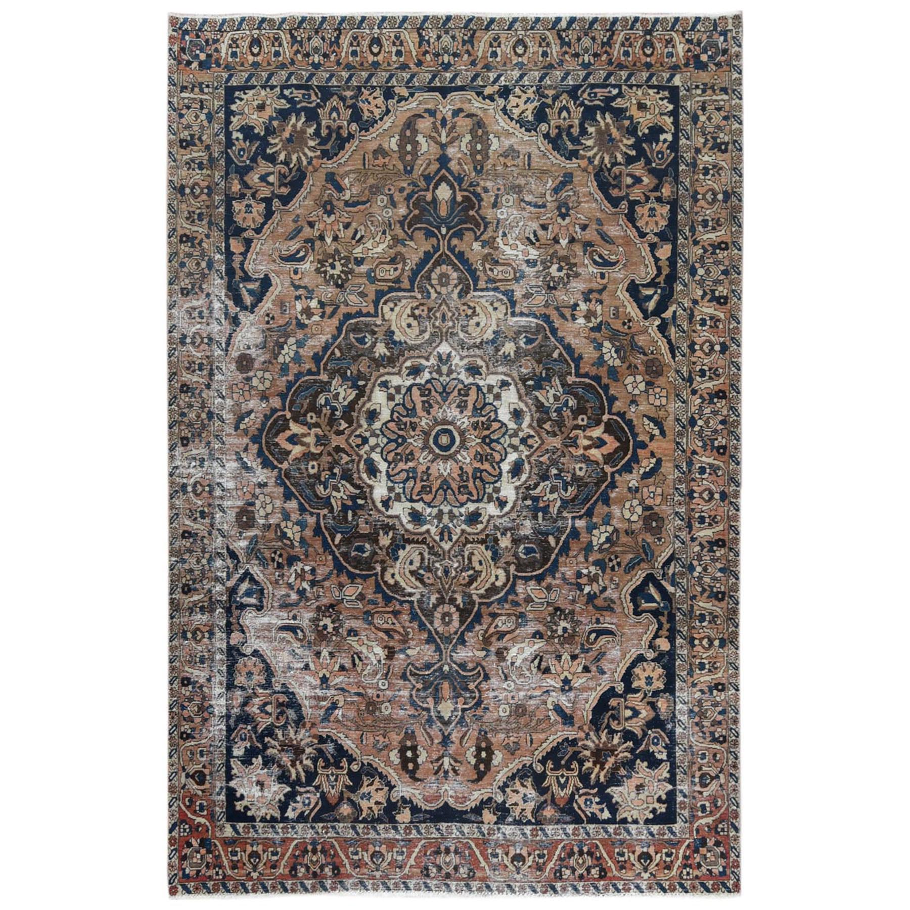 Overdyed & Vintage Rugs LUV729162